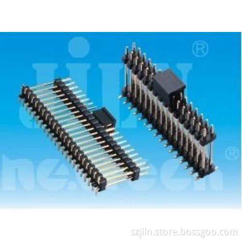 2.54mm pin header solar connector dual row SMT